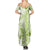 Polynesia Dolphins Summer Maxi Dress Valentine Day Floral Polynesian - Vintage Lime Green LT14 - Polynesian Pride