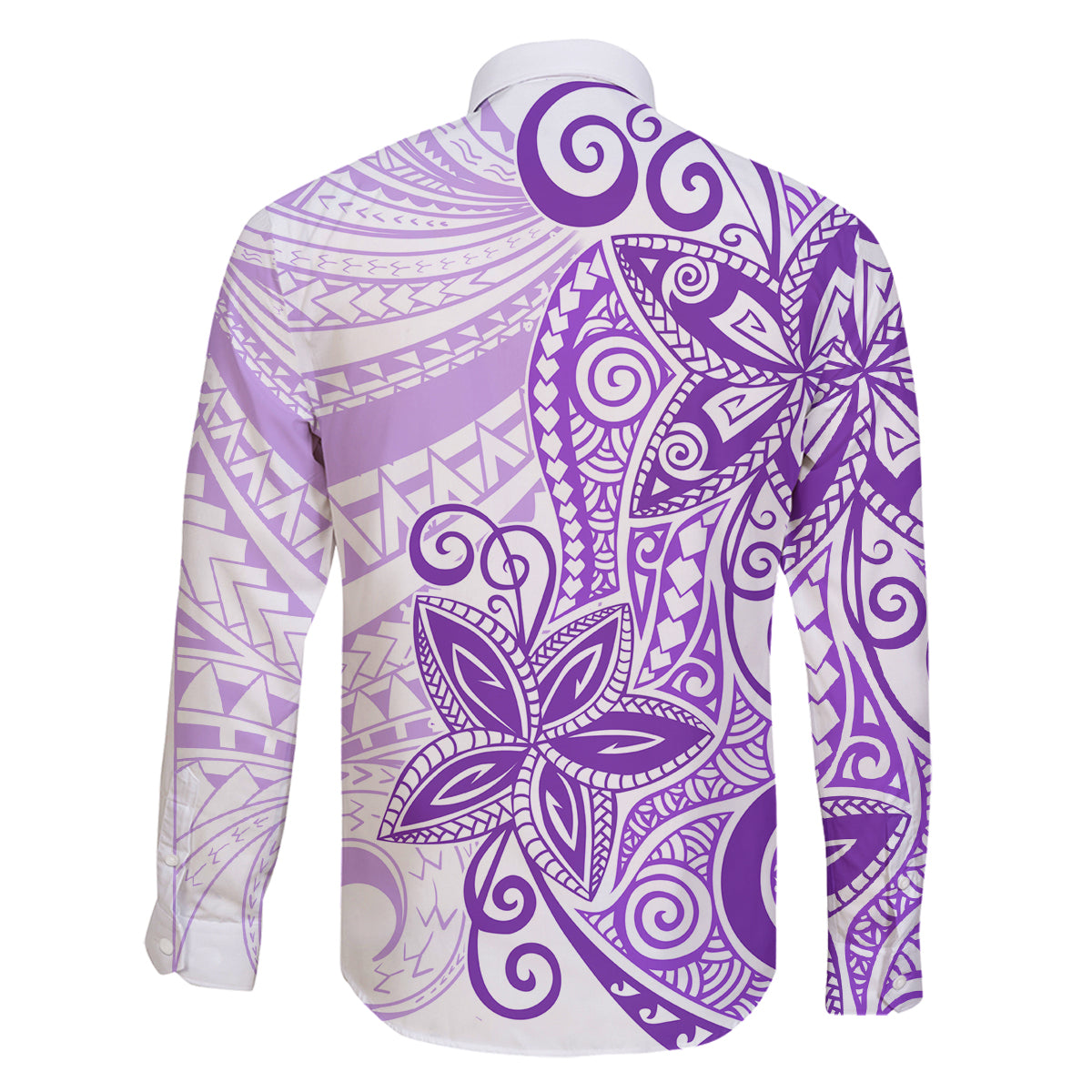 Polynesia Dolphins Family Matching Long Sleeve Bodycon Dress and Hawaiian Shirt Valentine Day Floral Polynesian - Vintage Purple LT14 - Polynesian Pride