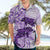 Polynesia Dolphins Hawaiian Shirt Valentine Day Floral Polynesian - Vintage Purple LT14 - Polynesian Pride