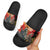 New Zealand and Australia ANZAC Day Slide Sandals Sliver Fern Kakapo With Golden Wattle Kangaroo - Polynesian Pride