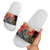 New Zealand and Australia ANZAC Day Slide Sandals Sliver Fern Kakapo With Golden Wattle Kangaroo - Polynesian Pride