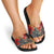 New Zealand and Australia ANZAC Day Slide Sandals Sliver Fern Kakapo With Golden Wattle Kangaroo - Polynesian Pride