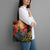 New Zealand and Australia ANZAC Day Tote Bag Sliver Fern Kakapo With Golden Wattle Kangaroo - Polynesian Pride