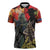 New Zealand and Australia ANZAC Day Zipper Polo Shirt Sliver Fern Kakapo With Golden Wattle Kangaroo - Polynesian Pride