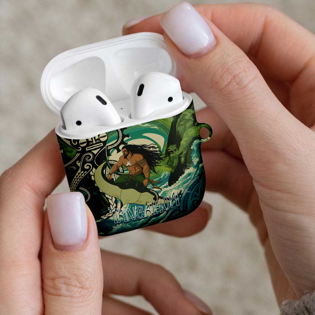 Aotearoa Tangaroa Atua AirPods Case New Zealand God Of The Ocean - Polynesian Pride