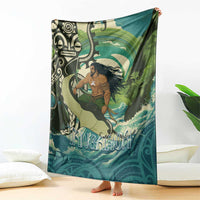 Aotearoa Tangaroa Atua Blanket New Zealand God Of The Ocean