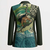 Aotearoa Tangaroa Atua Blazer New Zealand God Of The Ocean - Polynesian Pride