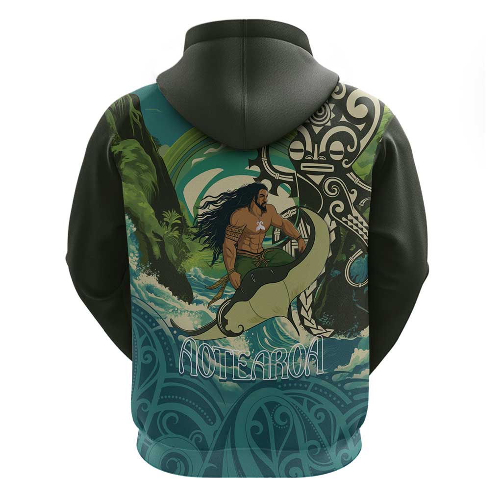 Aotearoa Tangaroa Atua Hoodie New Zealand God Of The Ocean