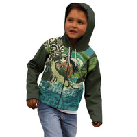 Aotearoa Tangaroa Atua Kid Hoodie New Zealand God Of The Ocean
