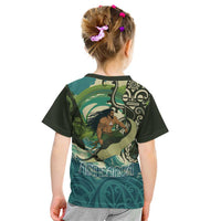 Aotearoa Tangaroa Atua Kid T Shirt New Zealand God Of The Ocean