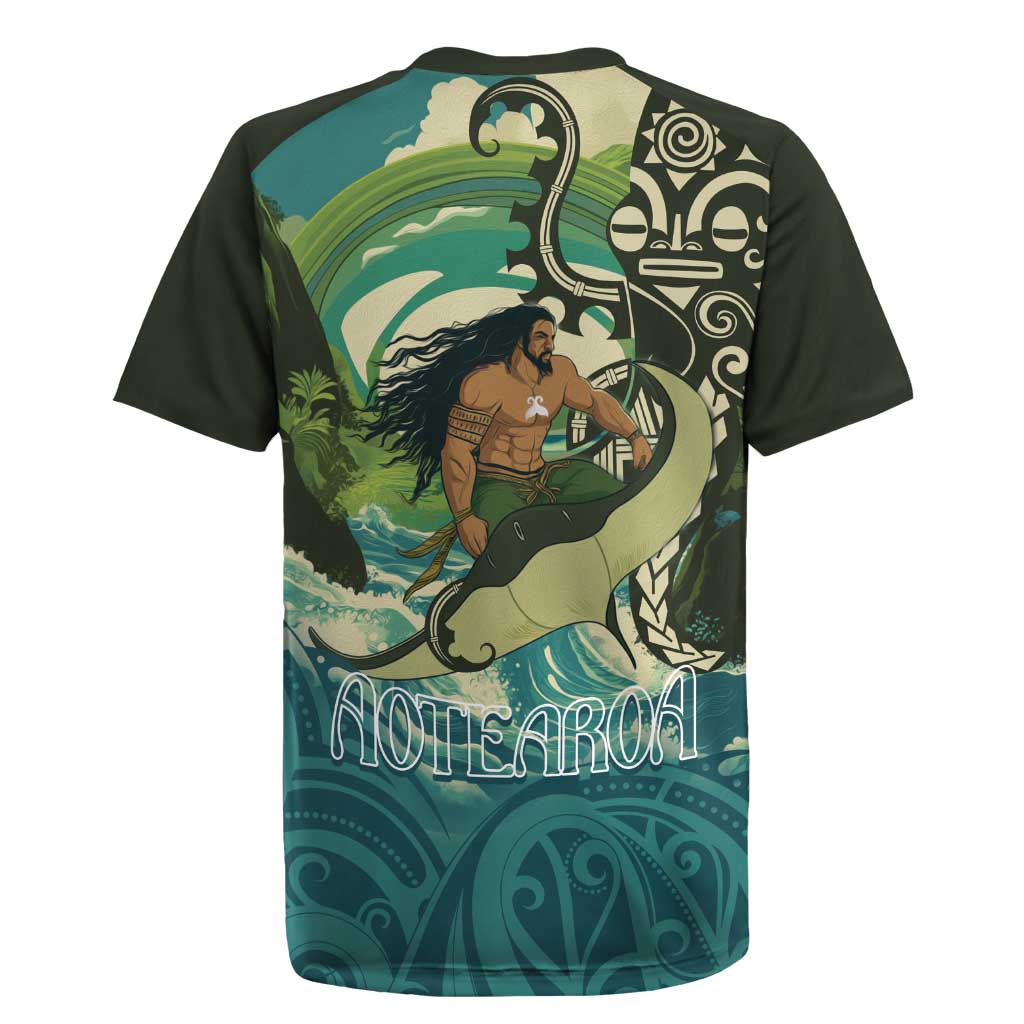 Aotearoa Tangaroa Atua Rugby Jersey New Zealand God Of The Ocean