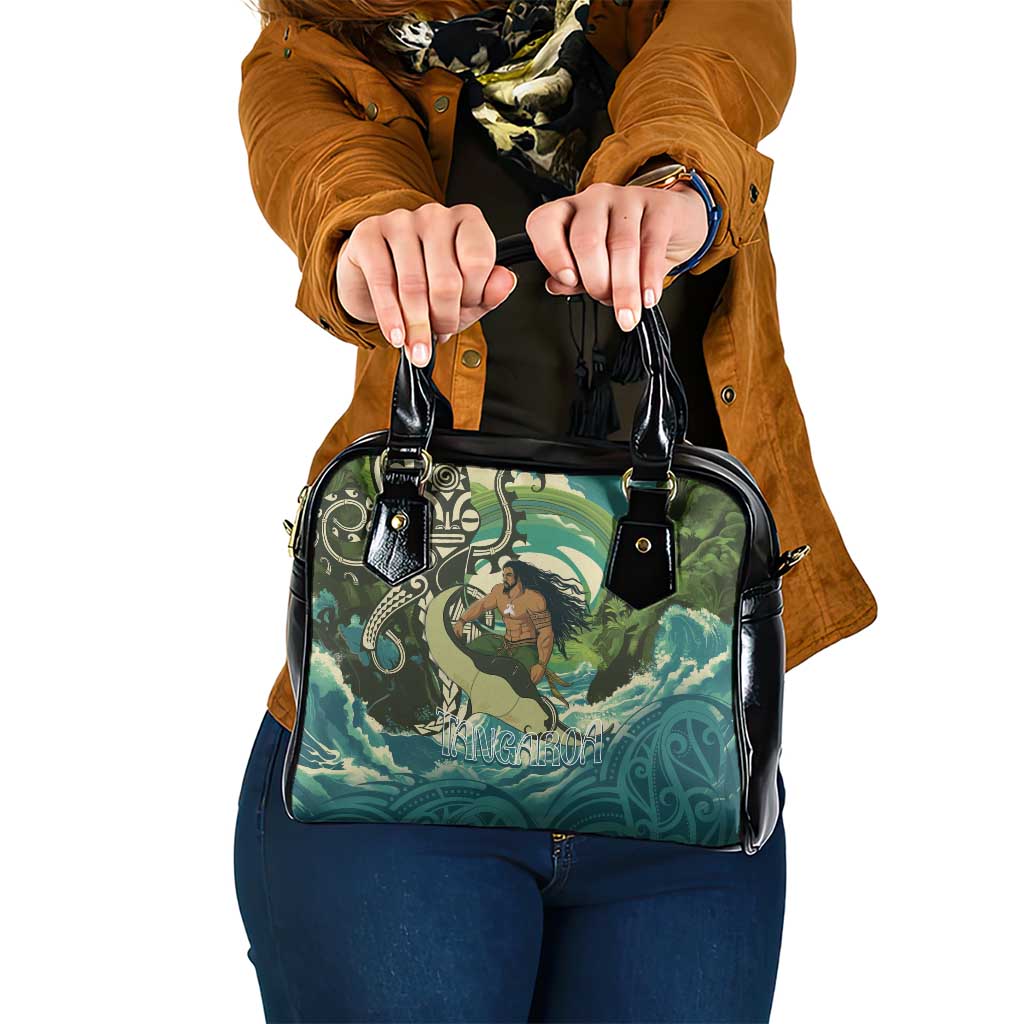 Aotearoa Tangaroa Atua Shoulder Handbag New Zealand God Of The Ocean