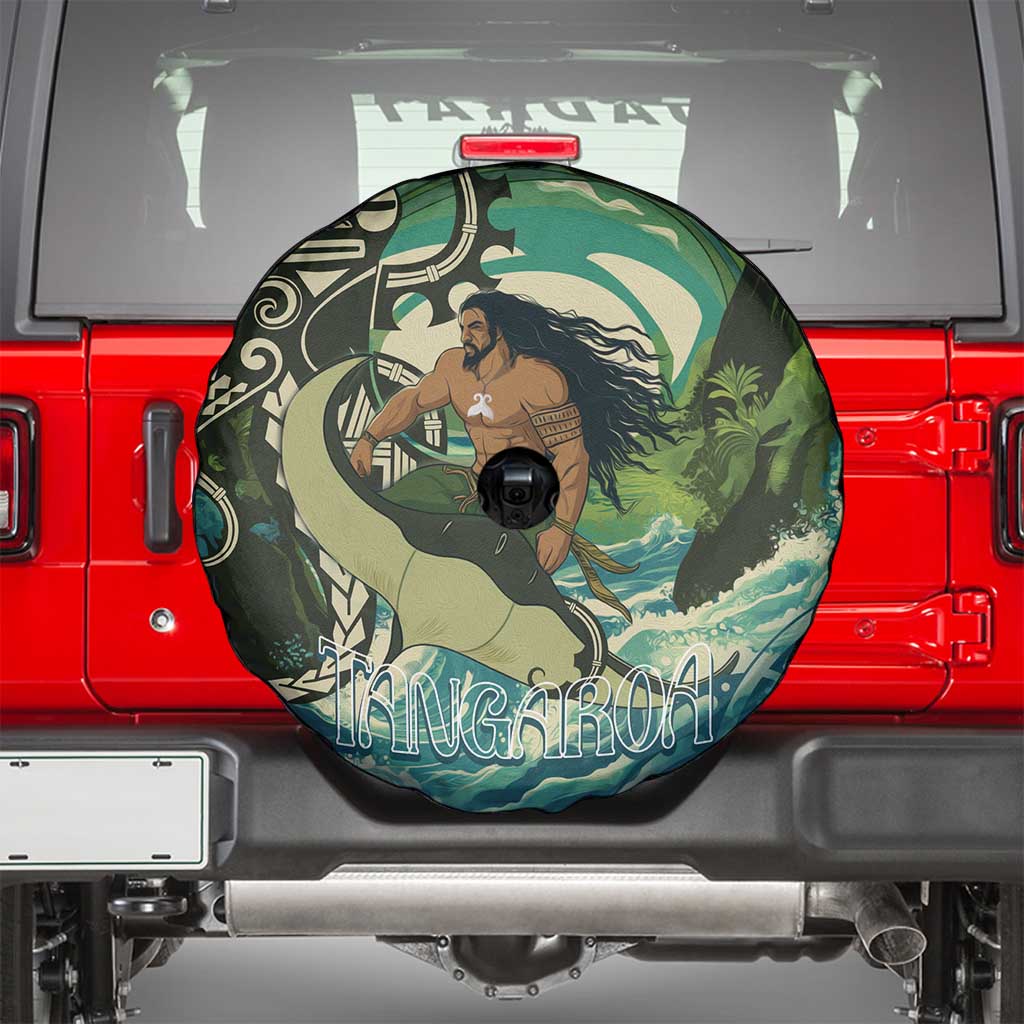 Aotearoa Tangaroa Atua Spare Tire Cover New Zealand God Of The Ocean