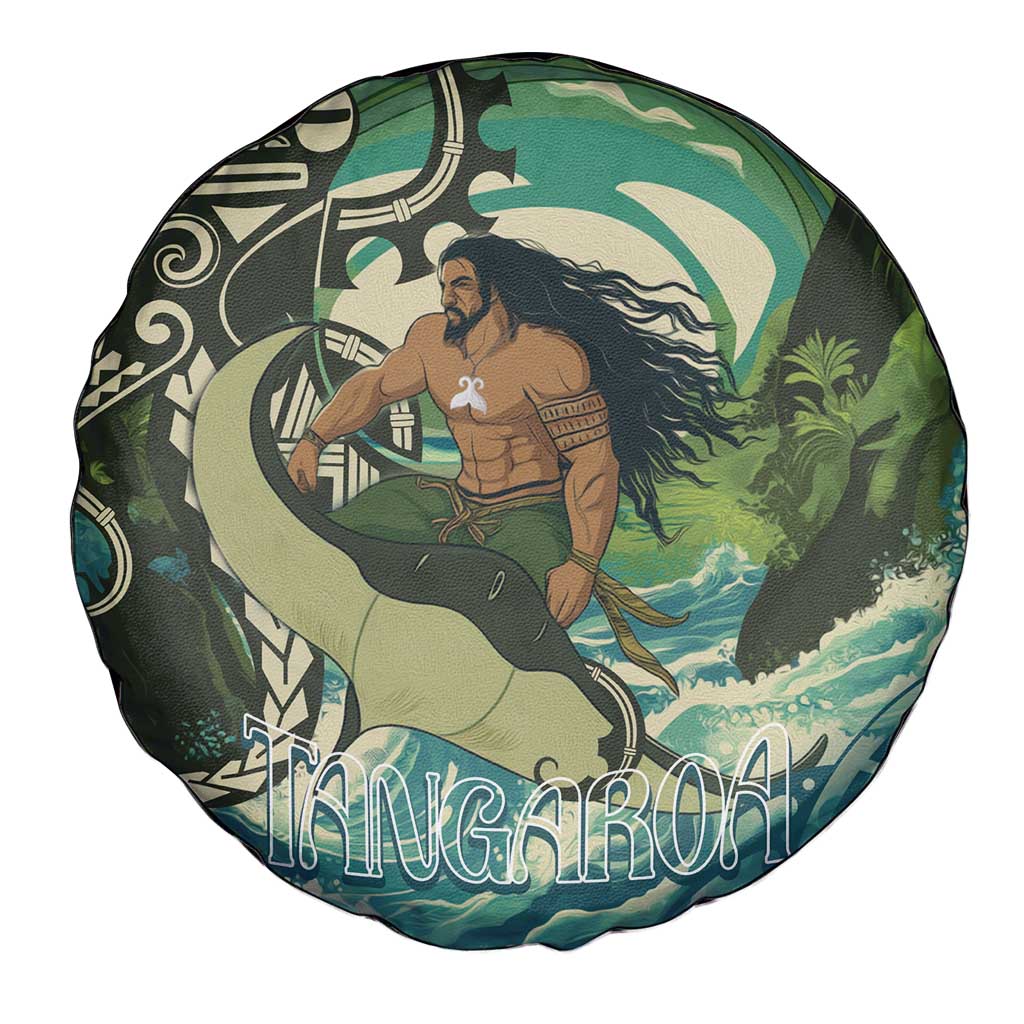 Aotearoa Tangaroa Atua Spare Tire Cover New Zealand God Of The Ocean