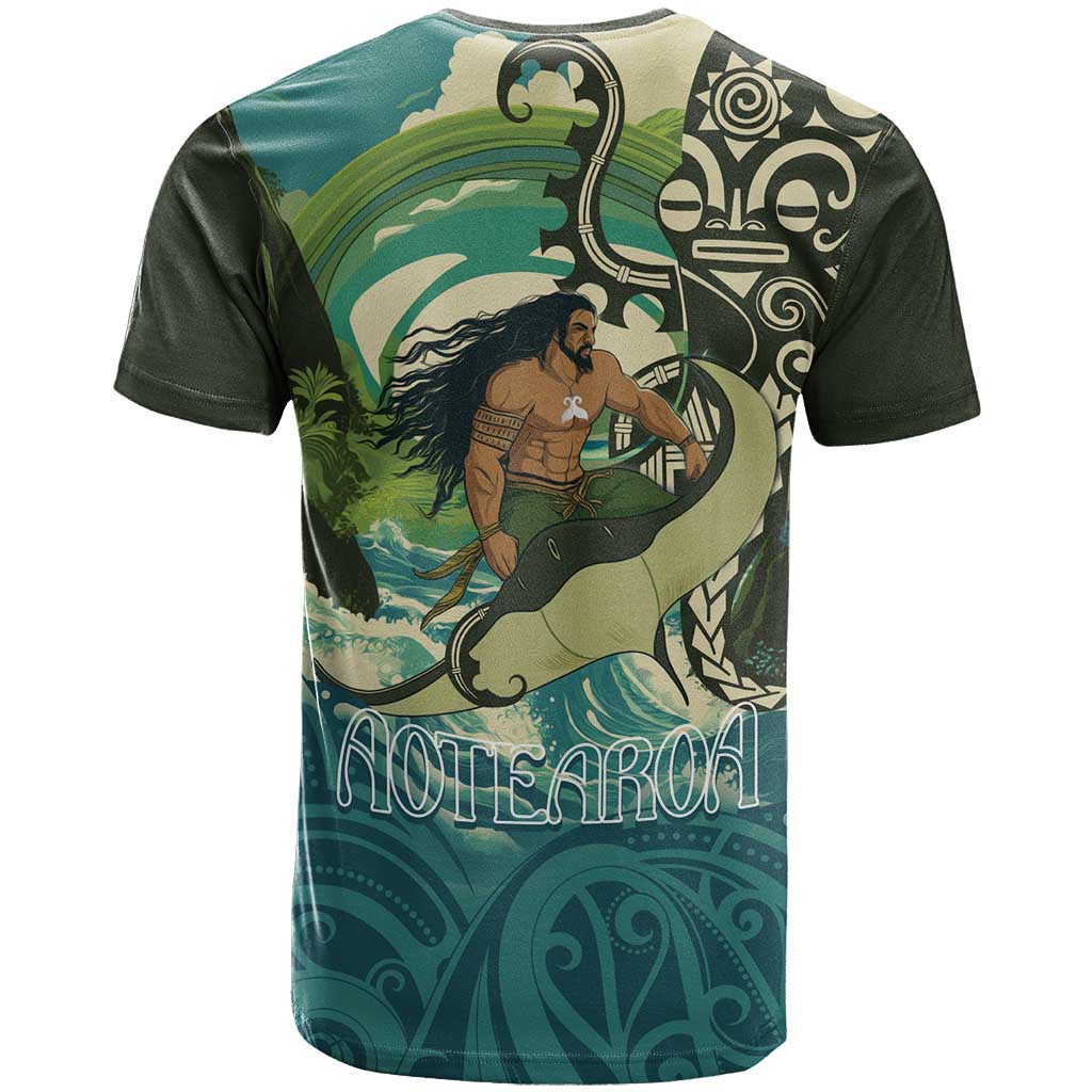 Aotearoa Tangaroa Atua T Shirt New Zealand God Of The Ocean
