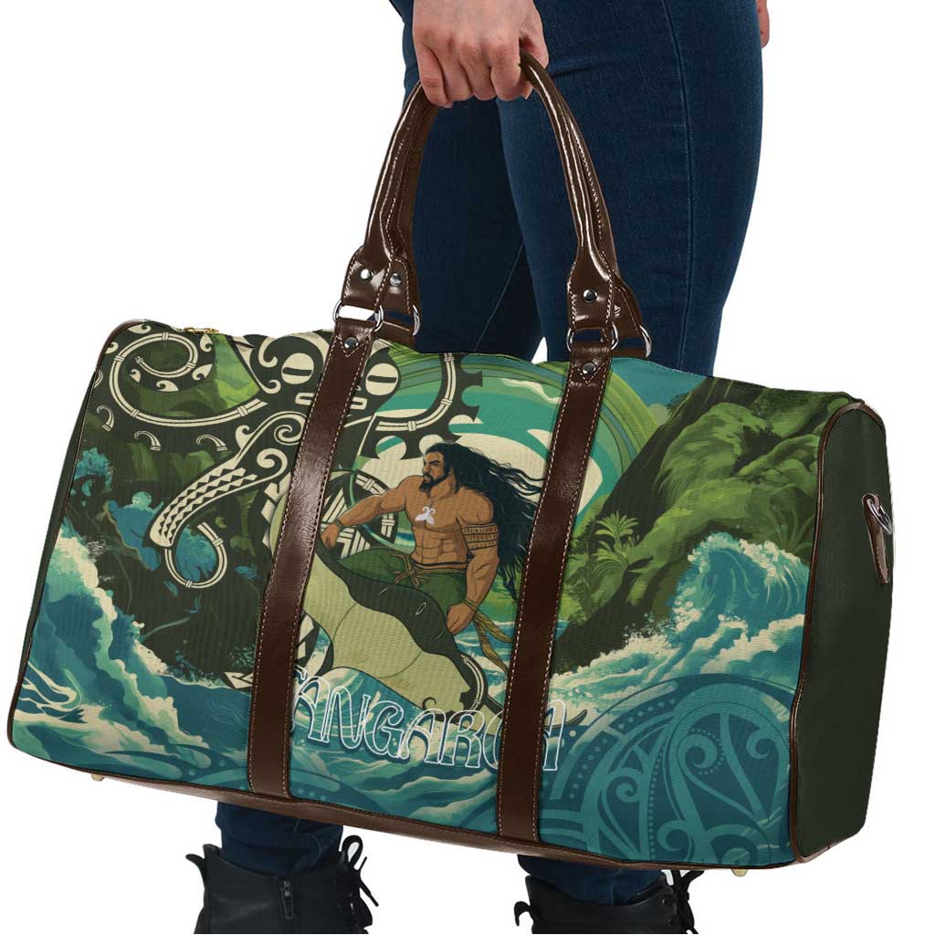 Aotearoa Tangaroa Atua Travel Bag New Zealand God Of The Ocean - Polynesian Pride