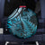 New Zealand Lizard Spare Tire Cover Silver Fern Aotearoa Maori Blue Version