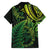 New Zealand Lizard Hawaiian Shirt Silver Fern Aotearoa Maori Green Version