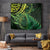 New Zealand Lizard Tapestry Silver Fern Aotearoa Maori Green Version