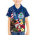 Personalised United States And Guam Hawaiian Shirt USA Eagle With Guahan Seal Tropical Vibes