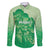 Aloha Hawaii Molokai Island Family Matching Mermaid Dress and Hawaiian Shirt Hibiscus Tribal Honu Hawaiian Tattoo Green