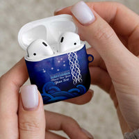 Personalised Matariki New Zealand AirPods Case Maori New Year Galaxy Koru Pattern - Polynesian Pride