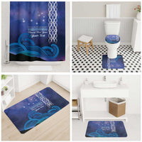 Personalised Matariki New Zealand Bathroom Set Maori New Year Galaxy Koru Pattern - Polynesian Pride