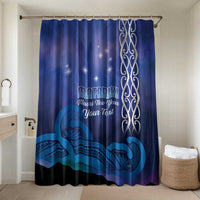 Personalised Matariki New Zealand Bathroom Set Maori New Year Galaxy Koru Pattern - Polynesian Pride