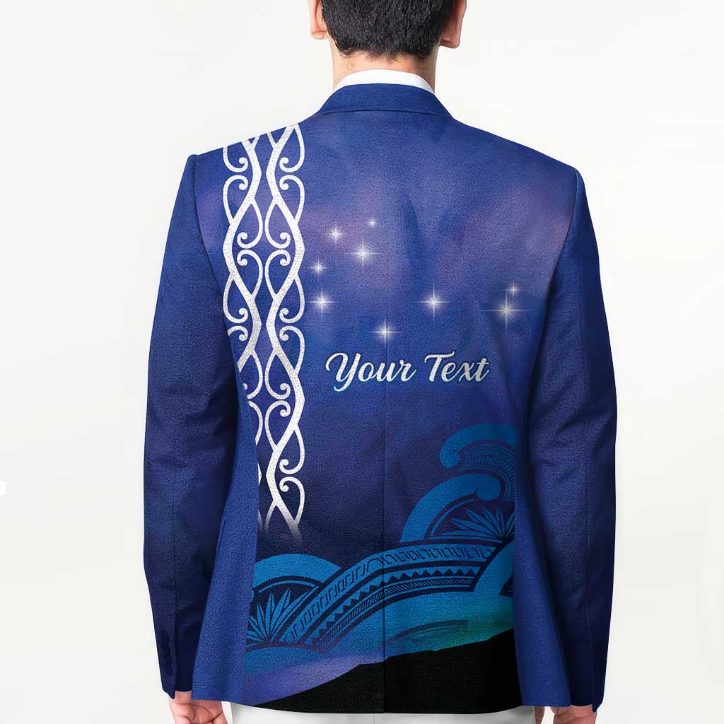 Personalised Matariki New Zealand Blazer Maori New Year Galaxy Koru Pattern - Polynesian Pride