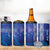 Personalised Matariki New Zealand 4 in 1 Can Cooler Tumbler Maori New Year Galaxy Koru Pattern