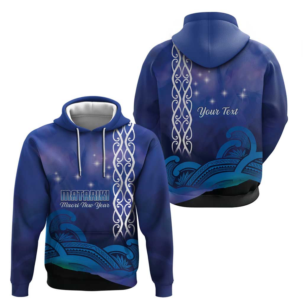 Personalised Matariki New Zealand Hoodie Maori New Year Galaxy Koru Pattern