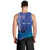 Personalised Matariki New Zealand Men Tank Top Maori New Year Galaxy Koru Pattern