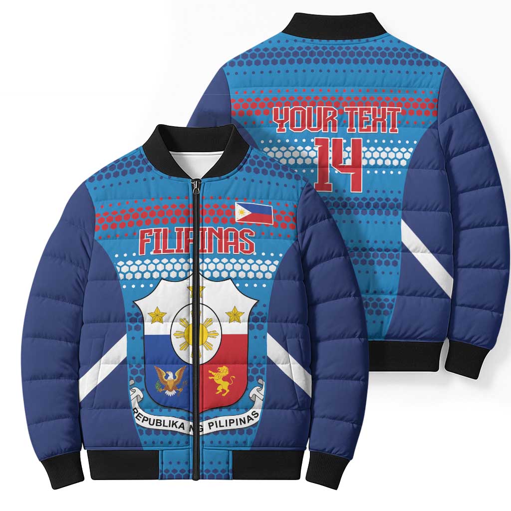 Philippines Football 2026 Bomber Puffer Jacket Come On Filipinas