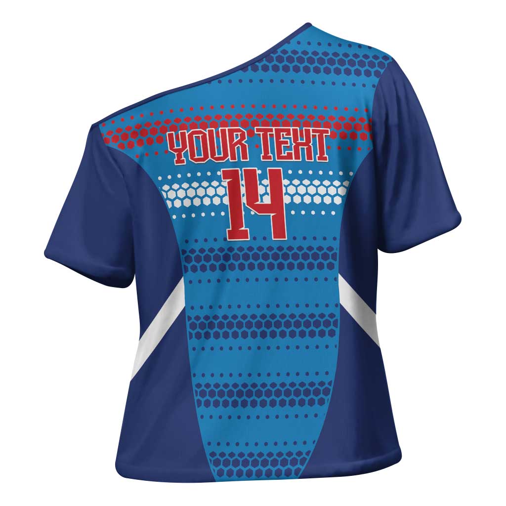 Philippines Football 2026 Cross Shoulder Shirt Come On Filipinas