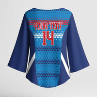 Philippines Football 2026 Kimono Sleeve Blouse Come On Filipinas