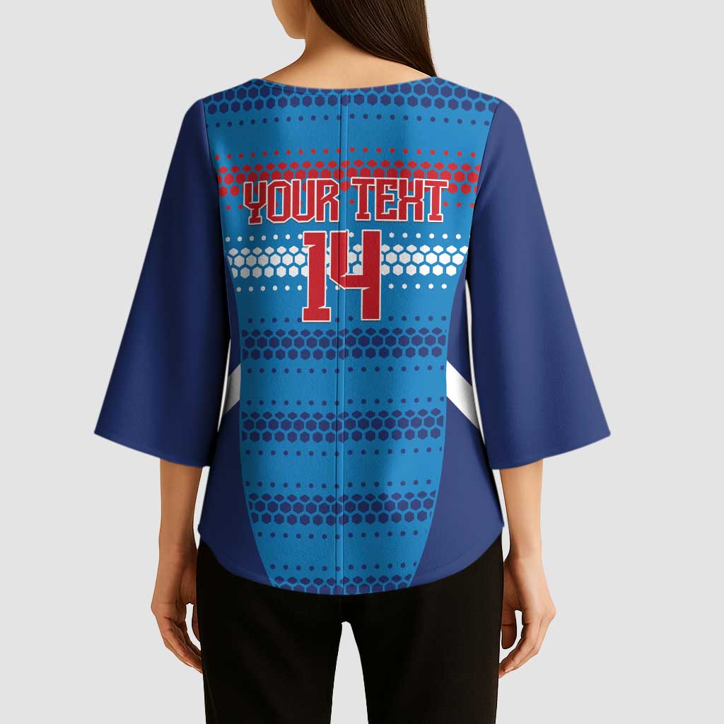 Philippines Football 2026 Kimono Sleeve Blouse Come On Filipinas