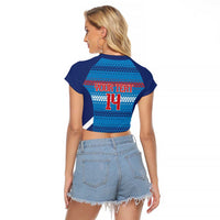 Philippines Football 2026 Raglan Cropped T Shirt Come On Filipinas