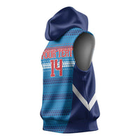 Philippines Football 2026 Sleeveless Hoodie Come On Filipinas