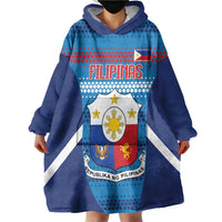 Philippines Football 2026 Wearable Blanket Hoodie Come On Filipinas