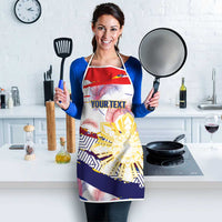 Philippines Sun Tattoo Apron Feathers Filipinas Grunge Style White