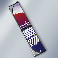 Philippines Sun Tattoo Auto Sun Shade Feathers Filipinas Grunge Style White