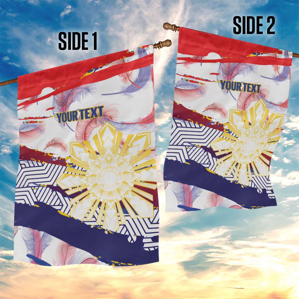 Philippines Sun Tattoo Garden Flag Feathers Filipinas Grunge Style White