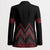 Red Aotearoa Mangopare Kowhaiwhai Niho Taniwha Blazer Maori New Zealand - Polynesian Pride