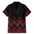 Red Aotearoa Mangopare Kowhaiwhai and Niho Taniwha Family Matching Mermaid Dress and Hawaiian Shirt Maori New Zealand