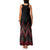 Red Aotearoa Mangopare Kowhaiwhai and Niho Taniwha Family Matching Tank Maxi Dress and Hawaiian Shirt Maori New Zealand