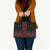 Red Aotearoa Mangopare Kowhaiwhai Niho Taniwha Leather Bag Maori New Zealand - Polynesian Pride