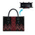 Red Aotearoa Mangopare Kowhaiwhai Niho Taniwha Leather Bag Maori New Zealand - Polynesian Pride