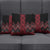 Red Aotearoa Mangopare Kowhaiwhai Niho Taniwha Pillow Cover Maori New Zealand - Polynesian Pride