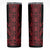 Red Aotearoa Mangopare Kowhaiwhai and Niho Taniwha Skinny Tumbler Maori New Zealand