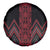 Red Aotearoa Mangopare Kowhaiwhai and Niho Taniwha Spare Tire Cover Maori New Zealand